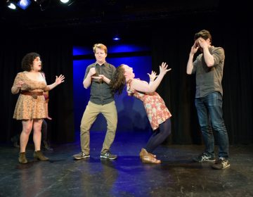 Twice a month, players from Philly Improv Theater invent a musical on the spot. (Sam Abrams Photography)