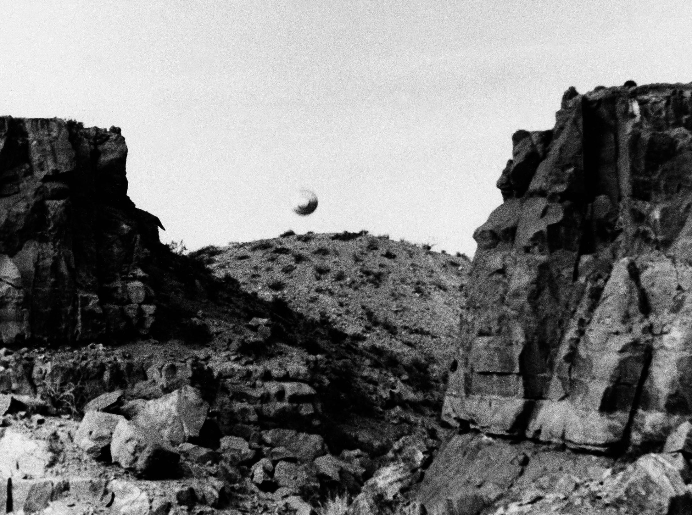 UFO sighted by a New Mexico State University student, West of Picacho Peak, Las Cruces, New Mexico, March 12, 1967