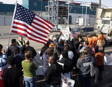 In 2011, immigration advocates protested outside the Essex County Correctional Facility, which has one of the most lucrative contracts with Immigration and Customs Enforcement in the country. (Mel Evans/AP Photo ) 