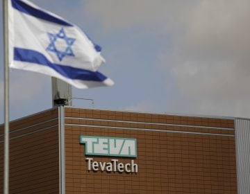 Teva is an Israeli company that makes specialty and generic drugs. It will move its North American headquarters from Montgomery County, Pennsylvania, to North Jersey.  (AP Photo/Tsafrir Abayov)