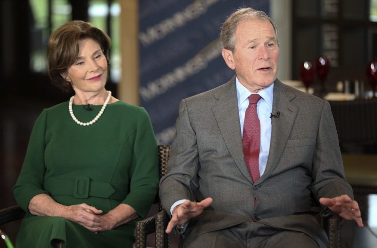Former President George W. Bush and Laura Bush
