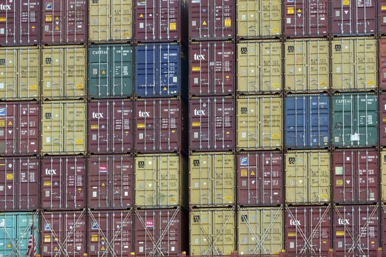 In this Thursday, July, 5, 2018 photo, a bay of 40-foot shipping container fill the stern of a container ship at the Port of Savannah in Savannah, Ga. The United States and China launched what Beijing called the 