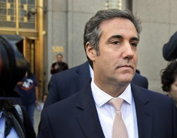 In this April 26, 2018 file photo, Michael Cohen leaves federal court in New York. (Seth Wenig/AP Photo, File)