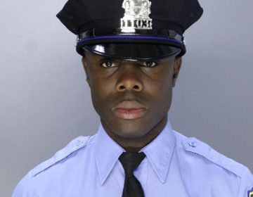 Philadelphia police officer Fred Attakora, 38, was shot by a stray bullet during a July 4 blockpary, authorities say (Provided)