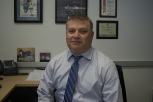 Bill Spearn is a longtime member of Vancouver’s police department. Photo by Elana Gordon, WHYY