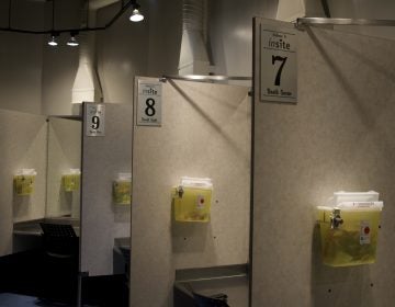 Inside Insite, North America’s first public supervised injection facility, located in Vancouver. Photo by Elana Gordon/WHYY