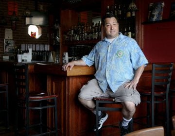 Mike Scotese sits for a portrait in his bar, the Grey Lodge Pub, in Northeast Philadelphia on Thursday, June 28, 2018. Scotese said the bar business is not going as well as it once did. (TIM TAI, Inquirer/Daily News Staff Photographer)