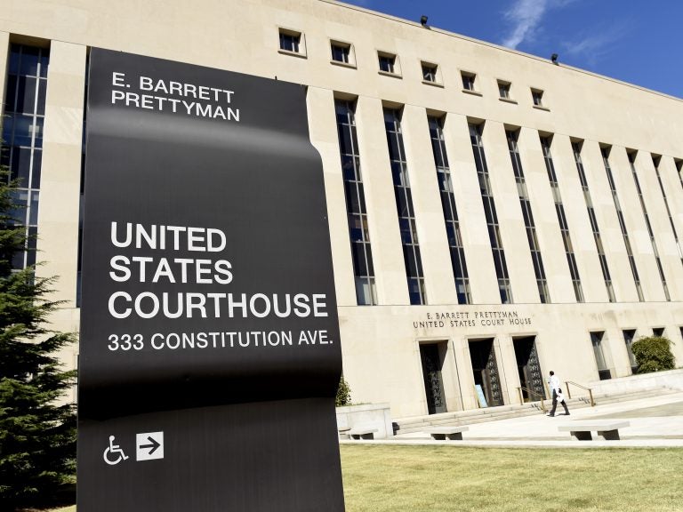 The E. Barrett Prettyman U.S. Courthouse in Washington, D.C., where a federal judge ruled against the Trump administration's detention of asylum-seekers.