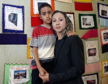 A Brazilian mother, who asked to be identified only as W.R., was reunified with with her 9-year-old son A.R. in Boston on July 16.