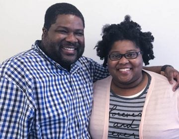 For Ed Cage, 45, and his daughter, Nicole Paris, 26, beatboxing is a way of communicating with each other. (Courtesy of StoryCorps)
