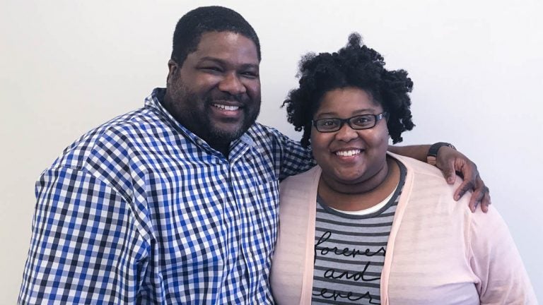 For Ed Cage, 45, and his daughter, Nicole Paris, 26, beatboxing is a way of communicating with each other. (Courtesy of StoryCorps)
