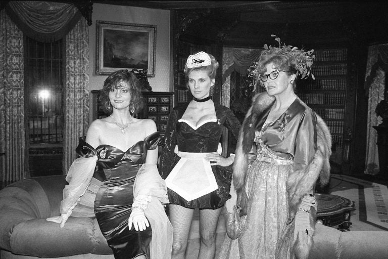 Lesley Ann Warren, Colleen Camp and Eileen Brennan stand on the set of the movie 