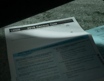 The Justice Department has ended the $61 million contract for 2020 census forms that the U.S. Government Publishing Office awarded to the now-bankrupt printing company Cenveo, which has already produced materials for this year's census test run.
(Claire Harbage/NPR)