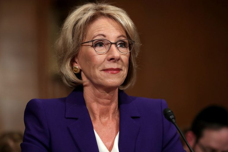 Education Secretary Betsy DeVos is proposing new rules to the Borrower Defense program. (Chip Somodevilla/Getty Images)