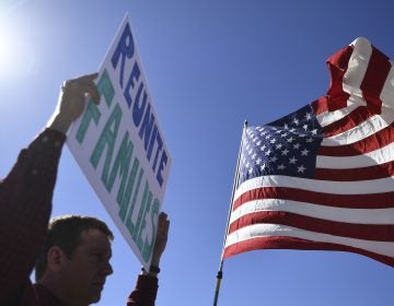 Demonstrators gathered last month outside a detention facility near El Paso, Texas, to protest the Trump administration's 