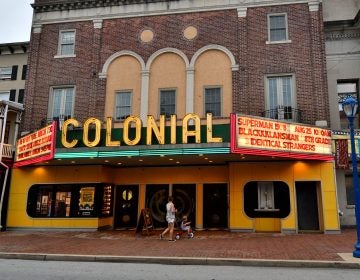 The Colonial, located in the heart of the commercial corridor on Bridge Street in Phoenixville, PA, on August 21, 2018. (Bastiaan Slabbers for WHYY)