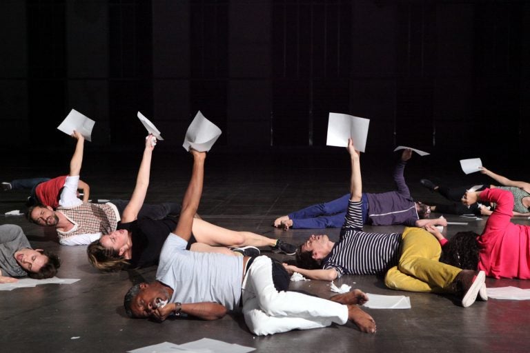 The ensemble in French choreographer Boris Charmatz's 