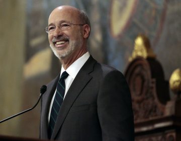 Gov. Tom Wolf at the state Capitol in Harrisburg, Pa., on Tuesday, Feb. 6, 2018. (Chris Knight/AP Photo)