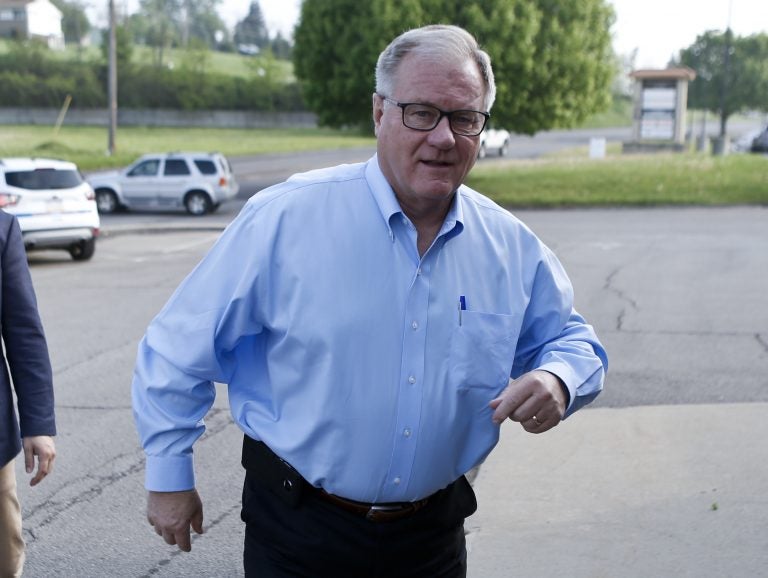 In this May 14, 2018 file photo, Scott Wagner, Republican candidate for Pennsylvania Governor, arrives for a campaign stop (Keith Srakocic/AP Photo)