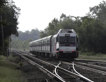 File photo: A New Jersey Transit train leaves the Bound Brook Station in New Jersey. (AP Photo/Julio Cortez)