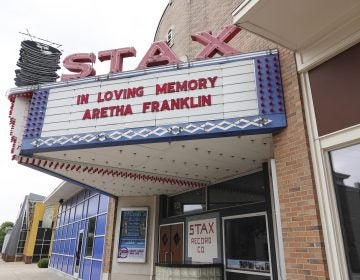 Stax Museum remembers Aretha Franklin. Stax is just a short distance away from the home where Aretha Louise Franklin was born on March 25, 1942 in Memphis, Tenn. Franklin died early Thursday. (AP Photo/Karen Pulfer Focht)