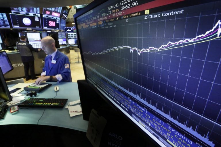 In this Wednesday, Aug. 22, 2018, file photo a chart on a screen on the floor of the New York Stock Exchange shows the rise of the S&P 500 index since 2009. Strong corporate earnings growth and a resilient U.S. economy bolstered by a solid job market and consumer confidence set the stage for the market to continue the upward trajectory it’s been on for more than nine years, experts say. (Richard Drew/AP Photo, File)