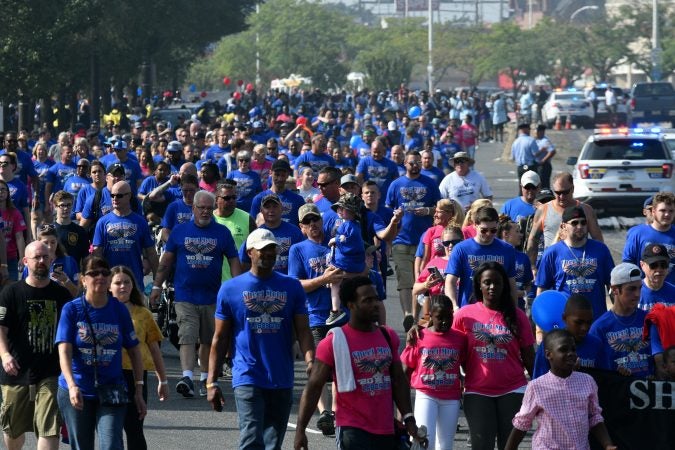 Annual Labor Day Parade on Columbus Boulevard, on Monday. (Bastiaan Slabbers for WHYY)