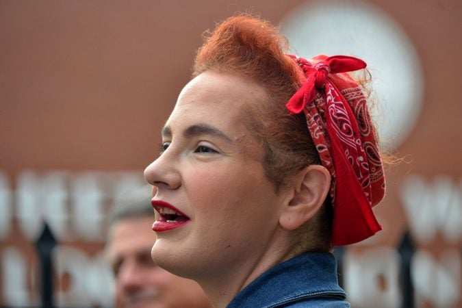 Annual Labor Day Parade on Columbus Boulevard, on Monday. (Bastiaan Slabbers for WHYY)