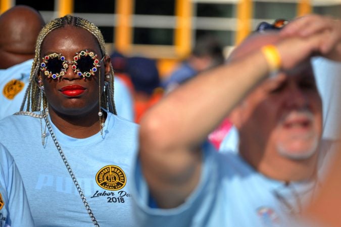 Annual Labor Day Parade on Columbus Boulevard, on Monday. (Bastiaan Slabbers for WHYY)