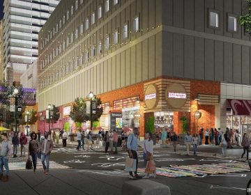 An artist's rendering shows the City Winery exterior in the new Fashion District. (JPRA Architects)