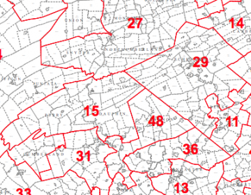 A portion of the Pennsylvania legislative district map. (Commonwealth of Pennsylvania)