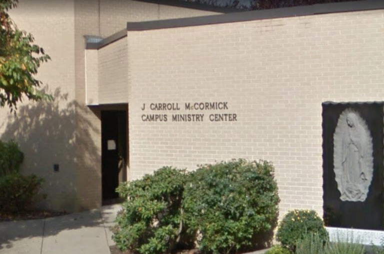 The J. Carroll McCormick Campus Ministry Center at King's College (Google map)