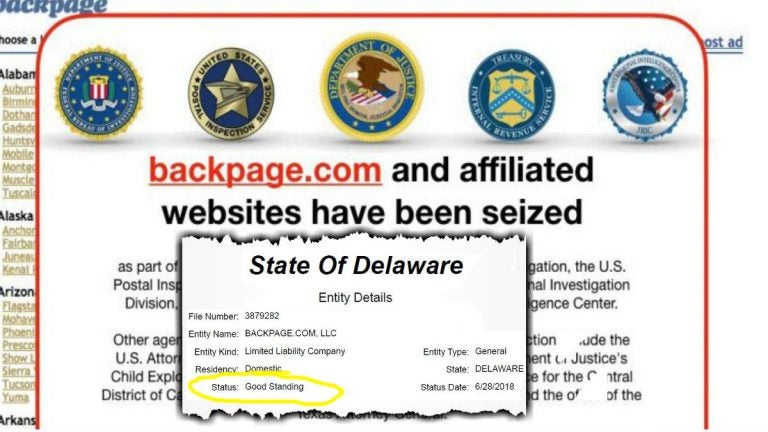 The federal government has shut down Backpage.com,  but it retains its 
