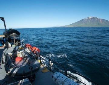 Project Recover searches for the stern of the USS Abner Read near Kiska, Alaska, in July. (Project Recover)