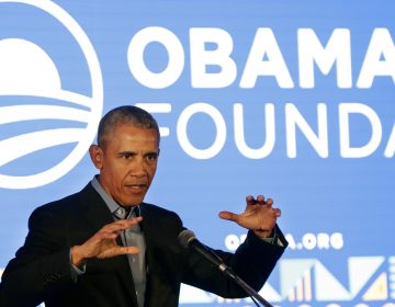 Former President Barack Obama speaks during his town hall for the Obama Foundation at the African Leadership Academy in Johannesburg, South Africa last month. (Themba Hadebe/AP)