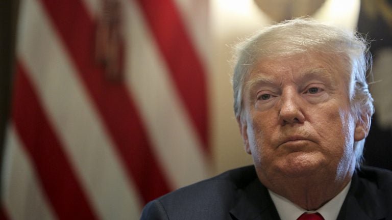 President Trump has become the first president to use his near-plenary power over security clearances to revoke one based, by his own admission, on the speech of the holder. (Pool/Getty Images)