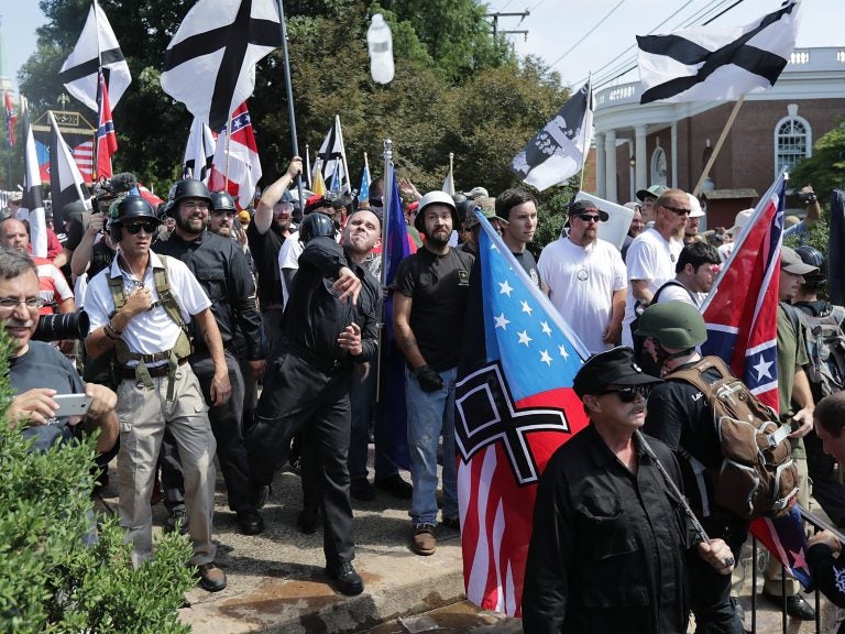 White nationalists, neo-Nazis, KKK and members of the 