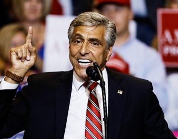 US Senate candidate Lou Barletta is trying to boost his poll numbers before the November midterm elections. (Photo by AP)