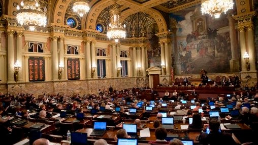 Pennsylvania's legislature is bigger than average, and lawmakers are split on whether that's a bad thing. (AP Photo)