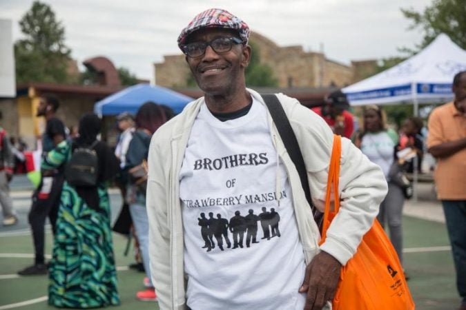 Azaim Mohammad is a lifetime resident of the Strawberry Mansion neighborhood. He is the president of Brothers of Strawberry Mansion. (Emily Cohen for WHYY)