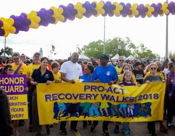 People marching for recovery