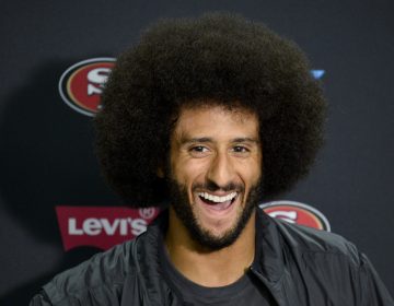 San Francisco 49ers quarterback Colin Kaepernick talks to the media at a news conference an NFL preseason football game against the San Diego Chargers Thursday, Sept. 1, 2016, in San Diego. (AP Photo/Denis Poroy)