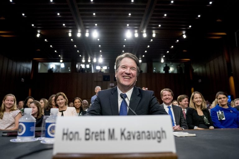 Brett Kavanaugh Supreme Court nominee Brett Kavanaugh, a federal appeals court judge, appears before the Senate Judiciary Committee on Capitol Hill in Washington, Tuesday, Sept. 4, 2018, to begin his confirmation to replace retired Justice Anthony Kennedy. (AP Photo/Andrew Harnik)