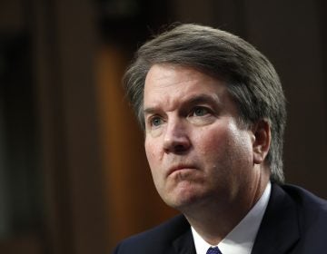 Supreme Court nominee Brett Kavanaugh, listens during the first day of his Senate Judiciary Committee confirmation hearing to replace retired Justice Anthony Kennedy, Tuesday, Sept. 4, 2018, on Capitol Hill in Washington. (AP Photo/Jacquelyn Martin)