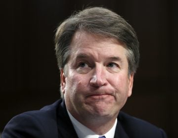 Supreme Court nominee Brett Kavanaugh reacts as he testifies after questioning before the Senate Judiciary Committee on Capitol Hill in Washington Sept. 6.  (AP Photo/Alex Brandon)