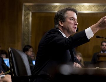 Supreme Court nominee Brett Kavanaugh testifies before the Senate Judiciary Committee on Capitol Hill in Washington, Thursday, Sept. 27, 2018.  (Tom Williams/Pool Image via AP)