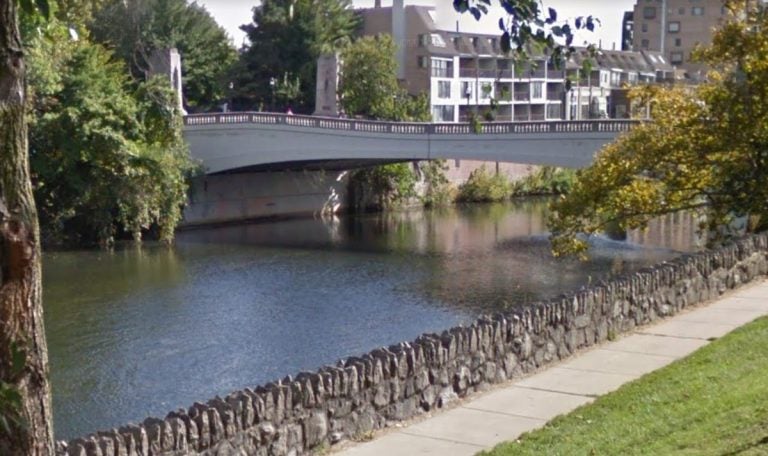 A kayaker died Tuesday in Brandywine Creek near the North Market Street Bridge, just outside downtown Wilmington. (Google Maps)