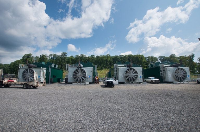 Methane leaks throughout the entire process of developing natural gas — from well sites, to storage and processing facilities and pipelines. (Joe Ulrich/WITF)