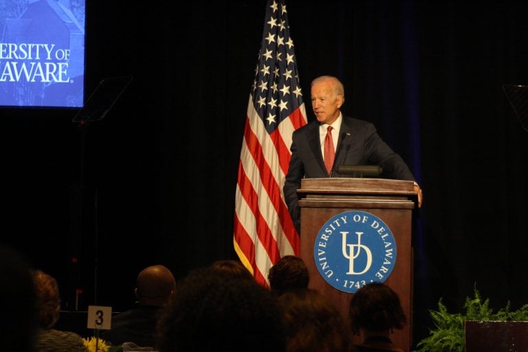 Biden Challenges Scholars To Revitalize America’s Middle Class - WHYY