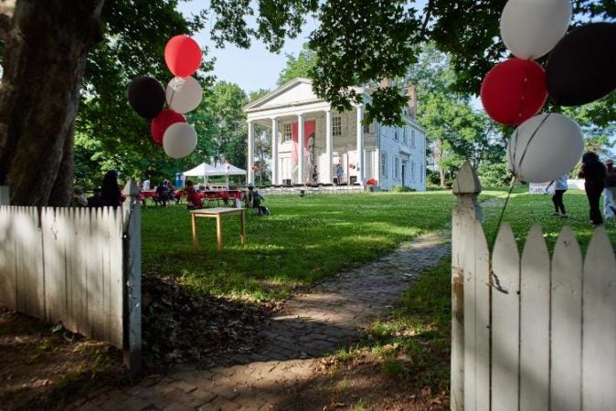 The Hatfield House was originally built in 1760 as a suburban villa. It was moved to its current location in Fairmount Park in 1930. (Albert Yee for FPC)